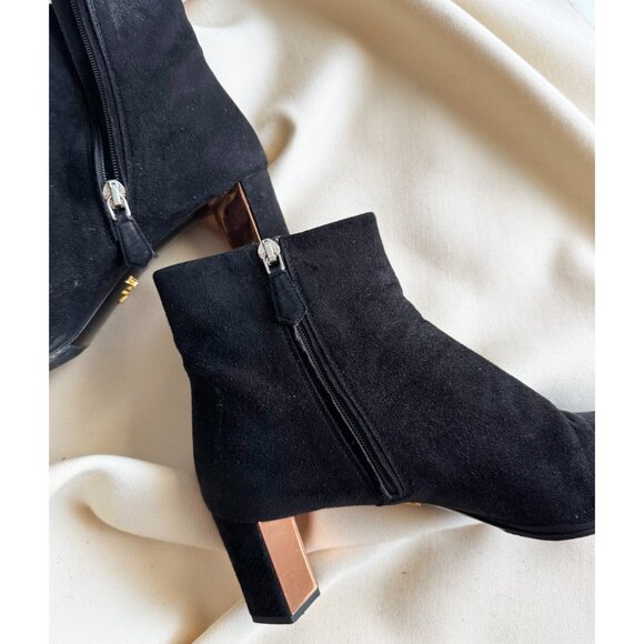 Prada Suede Ankle Boots, size 38.5 (fits like 8) - Picture 7 of 8